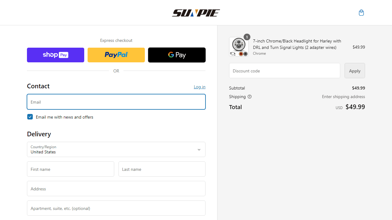 How to apply Sunpie coupon code